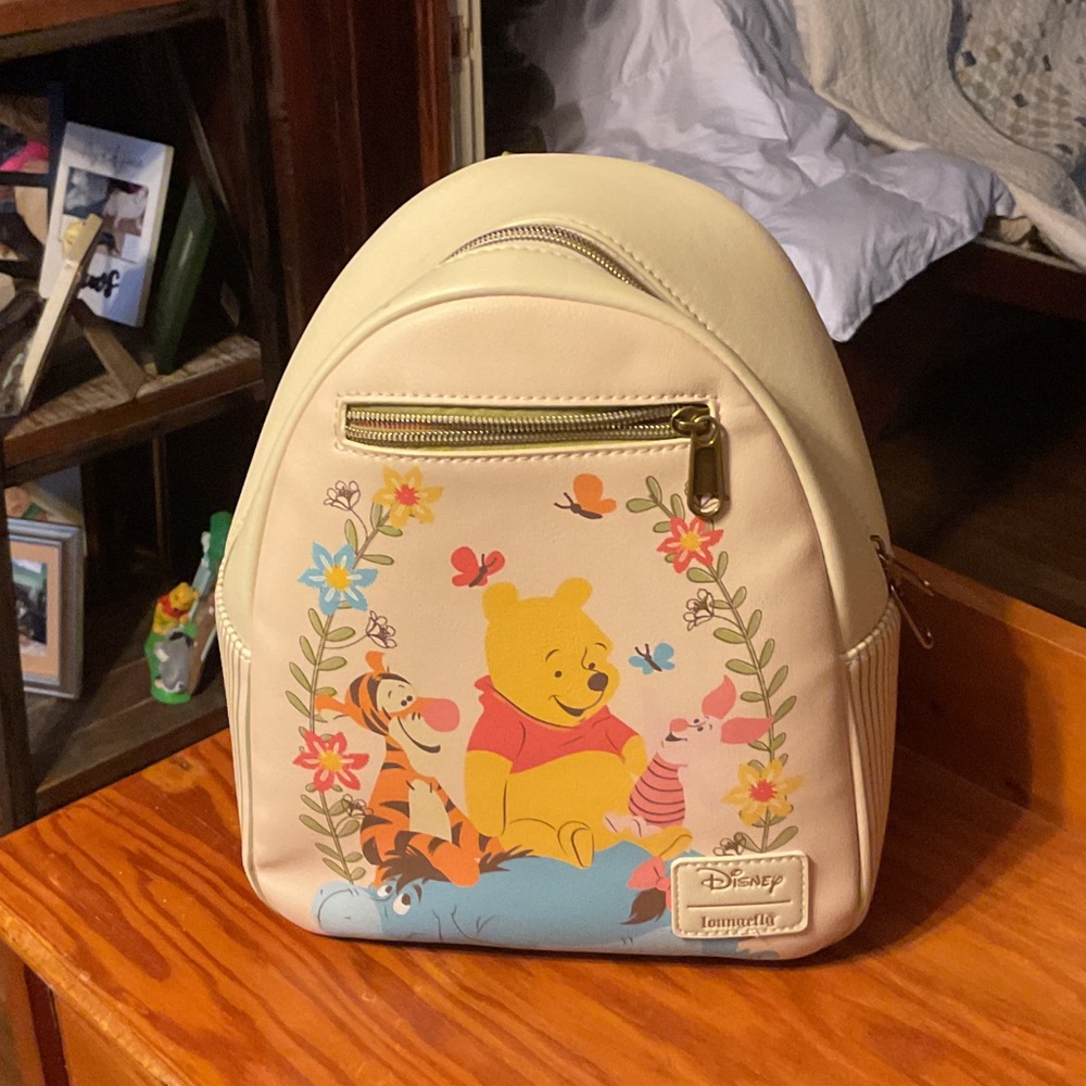Disney Cream and Green Backpack